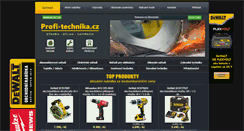 Desktop Screenshot of profi-technika.cz