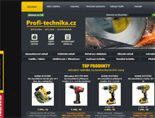 Tablet Screenshot of profi-technika.cz